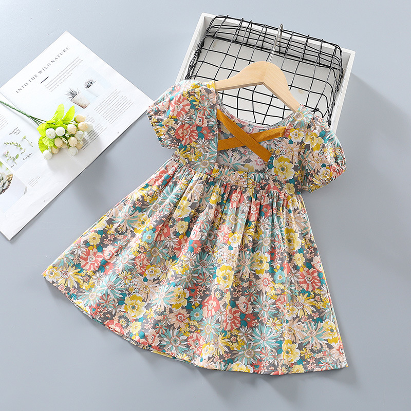 فستان الأميرة من القطن للأطفال البنات