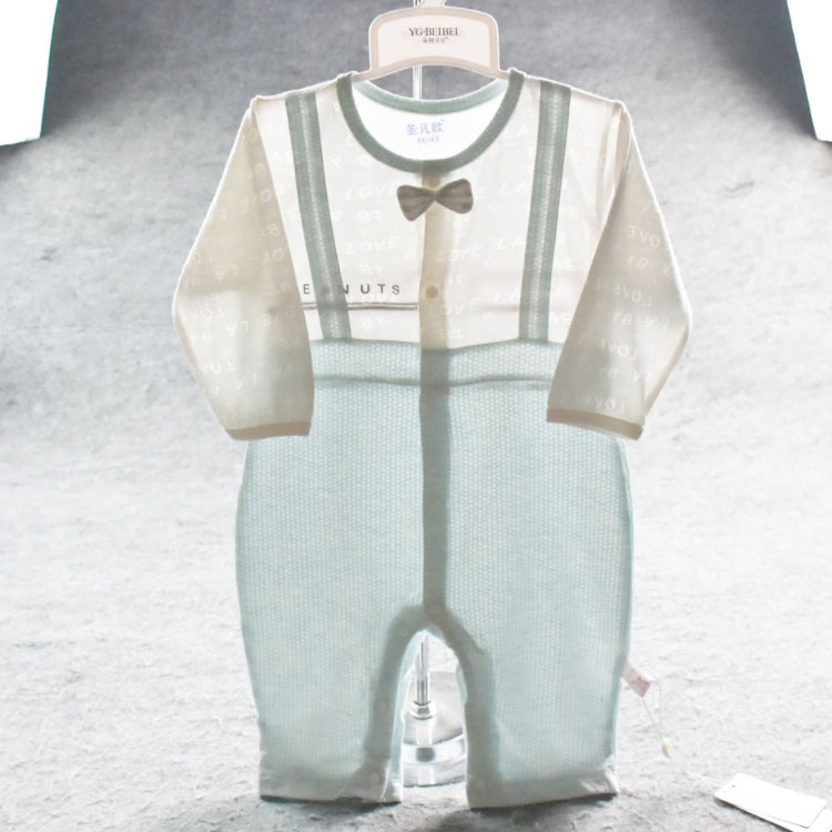 قطن رومبير رقيق بأكمام طويلة مطرز من قطعة واحدة