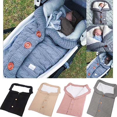 كيس نوم للأطفال المقاوم للرياح ذو الغرض المزدوج للرضع