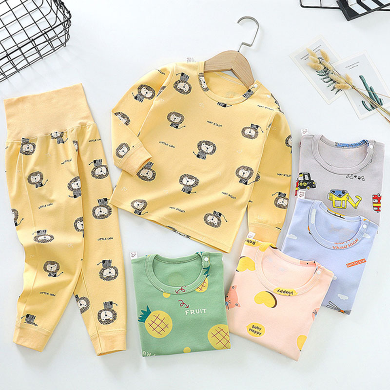 ملابس منزلية عالية الخصر لحماية بطن الأطفال