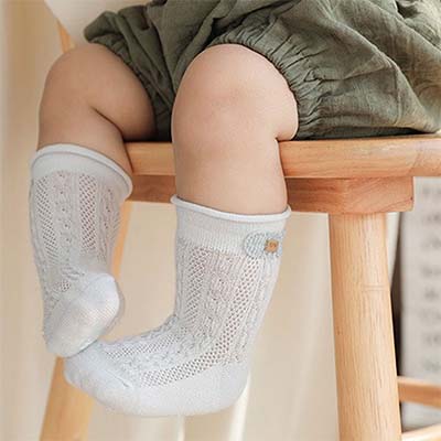 جوارب شبكية رقيقة صيفية للأطفال