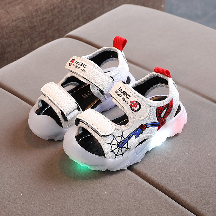 أحذية الشاطئ بسبايدرمان وامض