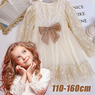 فستان دانتيل أنيق مع عقدة الفراشة