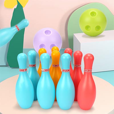 البولينج للاطفال لعبة تفاعلية بين الوالدين والطفل