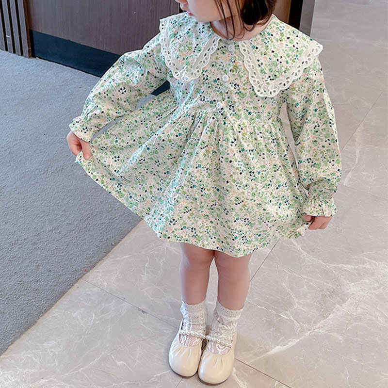 فستان مشجر خريفي للأطفال