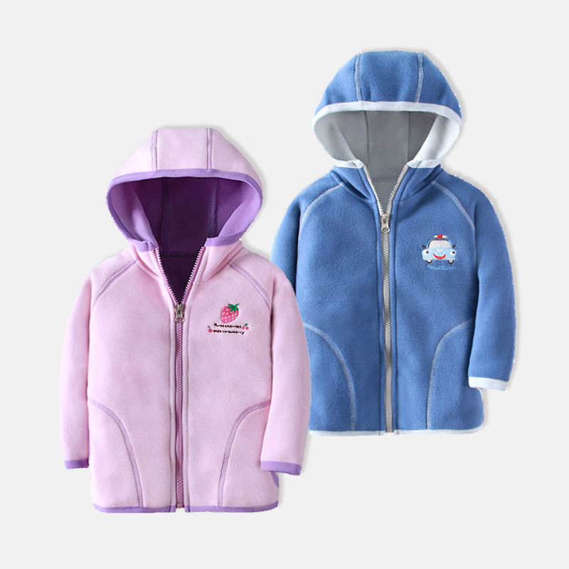 سترة بولي فليس كوري للأطفال