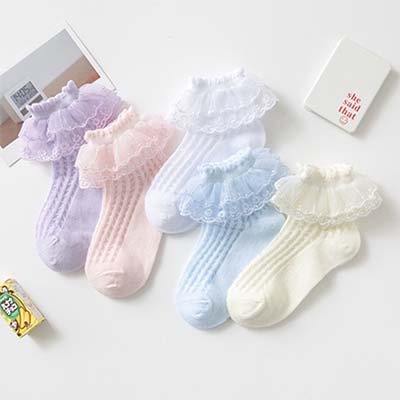 جوارب دانتيل للبنات