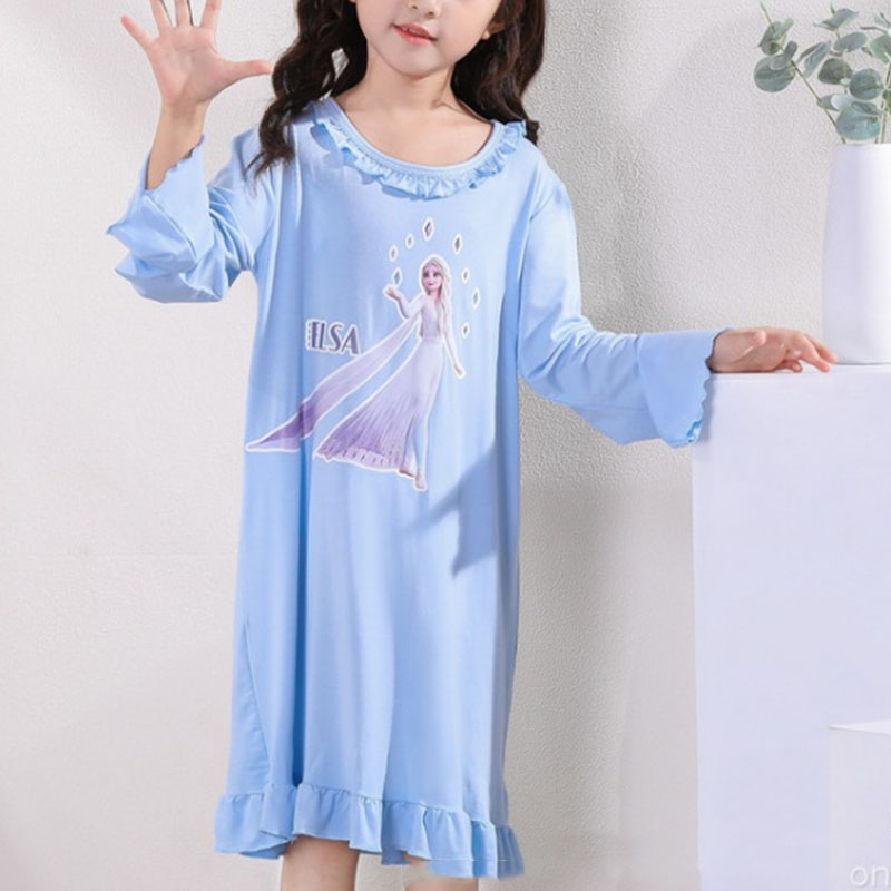 فستان نوم أميرة آلسا من قطن مودال