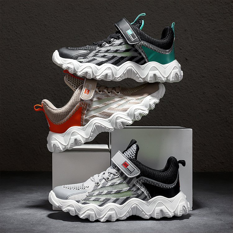 شبكة أحذية صبي الموضة الجديدة