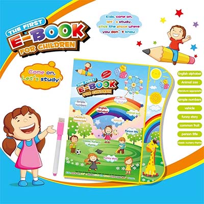 الكتاب القِصَص الالكتروني متعدد الوظائف للأطفال，تعليم مبكر