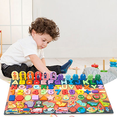 لعبة اطفال خشبية للتعليم المبكر